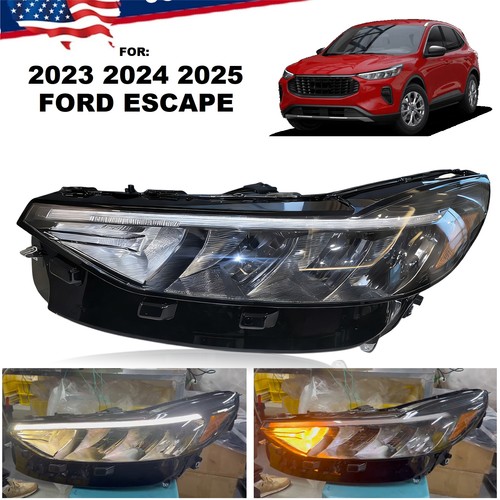 New LED Headlight Assembly for 2023 2024 2025 Ford Escape Front Left Side Lamp - Image 2