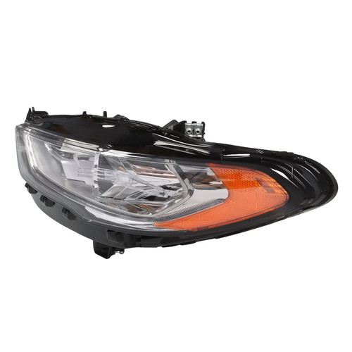 Halogen Headlight For 2017-2020 Ford Fusion w/ LED DRL w/ Bulbs Left Driver Side - Image 12
