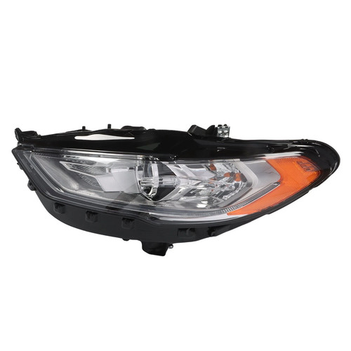 Halogen Headlight For 2017-2020 Ford Fusion w/ LED DRL w/ Bulbs Left Driver Side - Image 10