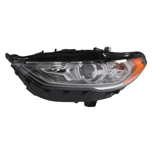 Halogen Headlight For 2017-2020 Ford Fusion w/ LED DRL w/ Bulbs Left Driver Side - Image 11