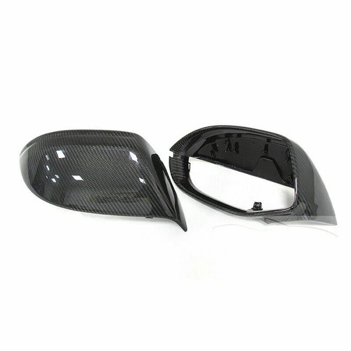 Carbon Fiber Car Side Mirror Cover Caps Side Assist For Audi A7 RS7 S7 - Image 2