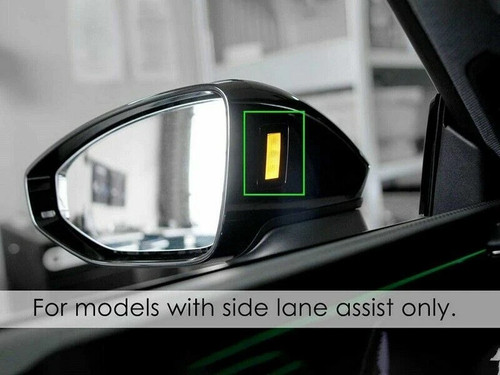 Carbon Fiber Car Side Mirror Cover Caps Side Assist For Audi A7 RS7 S7 - Image 4