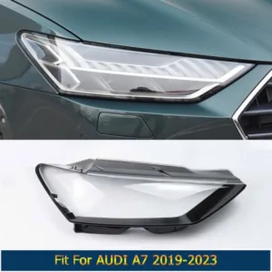 For Audi A7 S7 RS7 2019-2025 Front Headlight Clear Lens Cover Driver Passenger