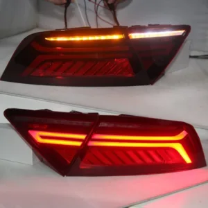 LED Tail Lights for 2011-2018 Audi A7 LED DRL Sequential Turn Signal back lamps