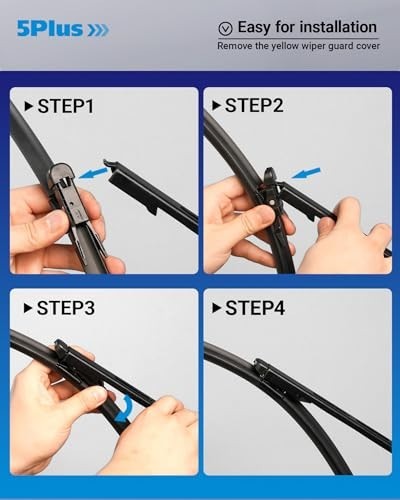 26" Windshield Wiper Blades Replacement for Ford Fusion 2013-2020, Pack of 2 - Image 6