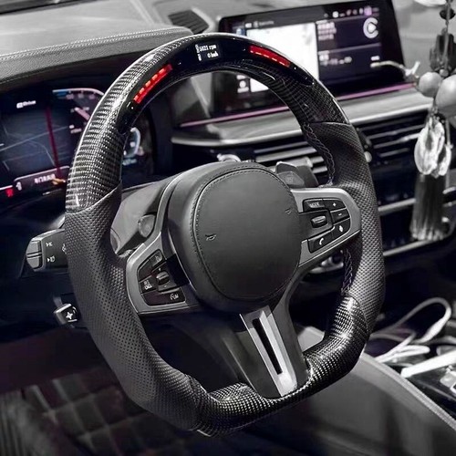 Carbon Fiber Steering Wheel For BMW X3 G01 X4 G02 X5 G05 X6 G06 X7 G07 W/Heated - Image 4
