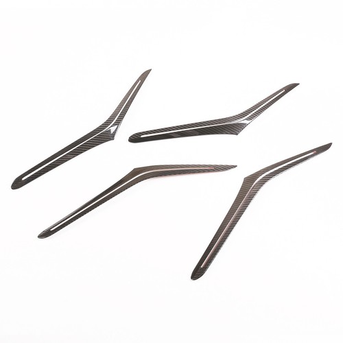 Real Carbon Fiber Interior Door Armrest light trim For BMW X5 X7 G05 G07 19-21 - Image 4
