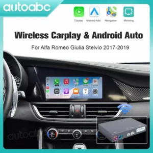 Wireless CarPlay for 2016-2019 Alfa Romeo Stelvio Giulia Adapter Box Mirroring