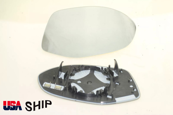 Passenger Side Mirror Glass Heated W/Holder For AUDI A7 S7 12-18 RH W/O DIMMING