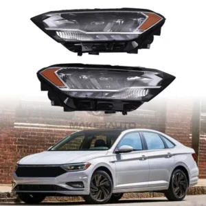 Pair LED Headlight For 2019-2023 Volkswagen Jetta Non-Projector Left+Right Side