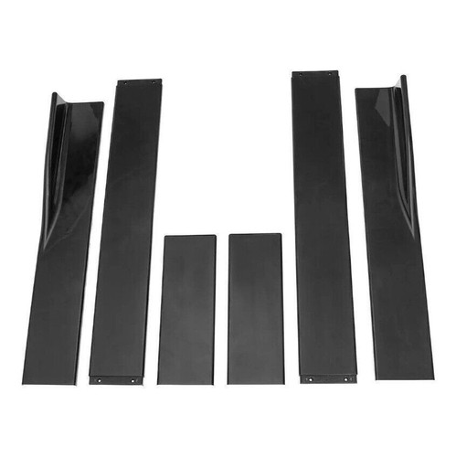 For Chevrolet Corvette C3 C4 C6 Front Bumper Lip Kit +78.7" Extension Side Skirt - Image 14