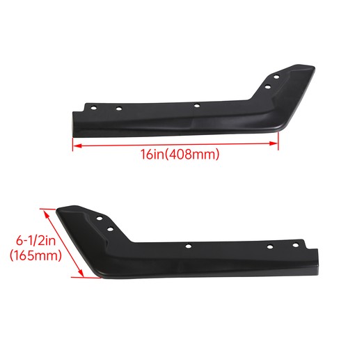 Factory Style Rear Bumper Side Aprons Spats For 2015-2019 Subaru WRX Sti VA1 VA2 - Image 2