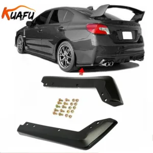 Factory Style Rear Bumper Side Aprons Spats For 2015-2019 Subaru WRX Sti VA1 VA2