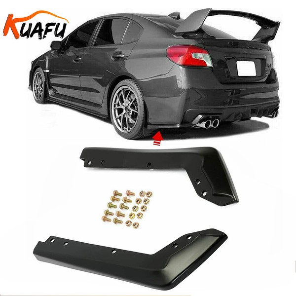 Factory Style Rear Bumper Side Aprons Spats For 2015-2019 Subaru WRX Sti VA1 VA2