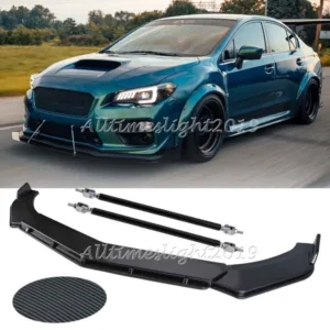 For Subaru WRX STI 15-21 Carbon Fiber Front Bumper Lip Spoiler Splitter Body Kit