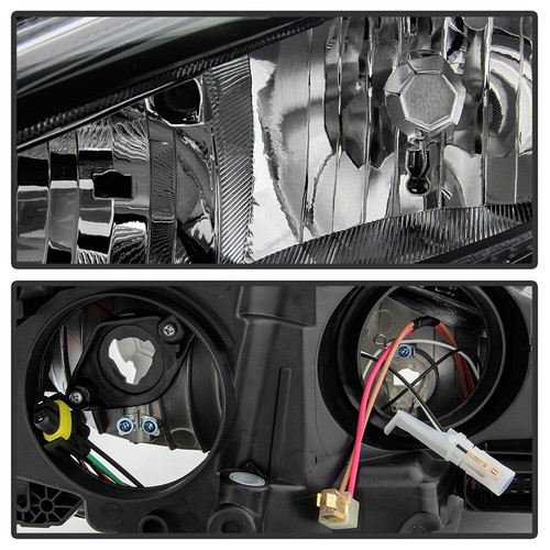 For 2015-2018 Ford Focus Black Bezel w/Bulb w/o LED DRL Halogen Headlights LH+RH - Image 4