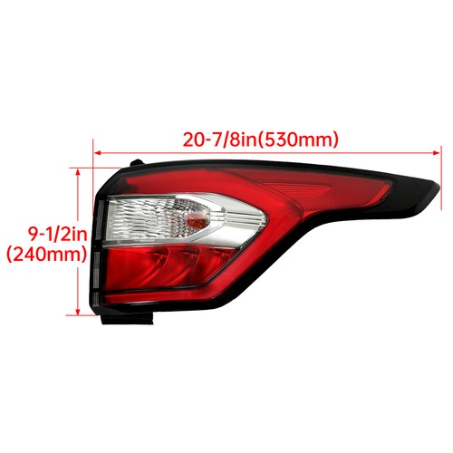 For Ford Escape 2017-2019 Tail Light Brake Lamp w/Blub Right Passenger Side - Image 10