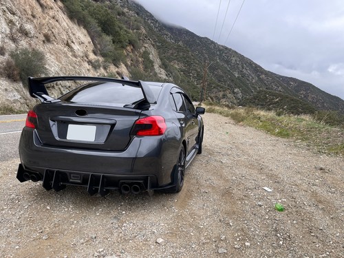 Rear Bumper Lip Spats Winglet Splitter Diffuser Aprons Fit 15-21 Subaru WRX STI - Image 2