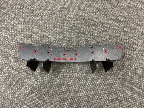 Rear Bumper Lip Spats Winglet Splitter Diffuser Aprons Fit 15-21 Subaru WRX STI - Image 8