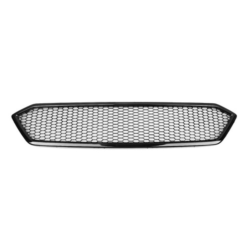 Front Bumper Grille Mesh Grill For Subaru Impreza WRX STI 2018-2021 Gloss Black - Image 2