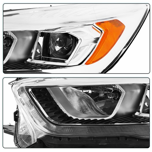 Projector Headlight Assembly DRL Set Left Driver Side Escape 2017 2018 2019 - Image 5