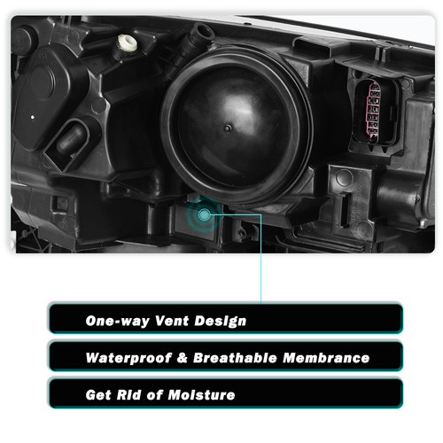 Projector Headlight Assembly DRL Set Left Driver Side Escape 2017 2018 2019 - Image 7