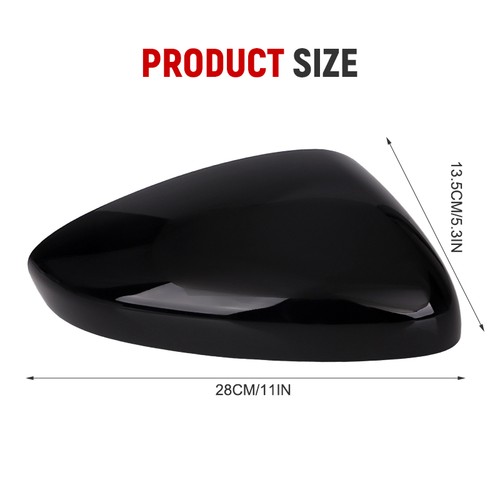 Right Passenger Side Mirror Cover Cap Glossy Black For 2018~2022 Honda Accord - Image 3