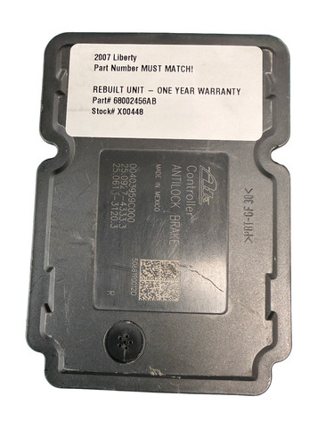 REBUILT 2007 Jeep Liberty ABS Anti-Lock Brake Module Pump 68002456AB - Image 3