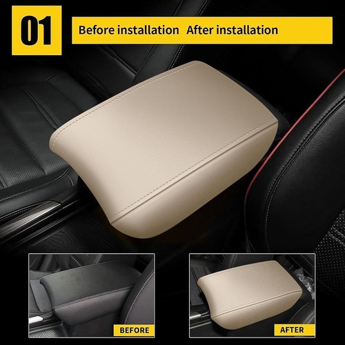 Center Console Armrest Cover Fit for 2017-2022 Honda CR-V Leather Console Pad - Image 2