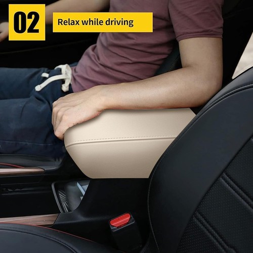 Center Console Armrest Cover Fit for 2017-2022 Honda CR-V Leather Console Pad - Image 3