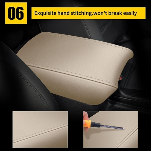 Center Console Armrest Cover Fit for 2017-2022 Honda CR-V Leather Console Pad - Image 8