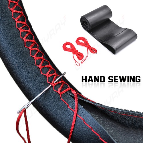 14.5‘’-15" Steering Wheel Cover Leather For Honda Civic / Accord / CR-V - Image 2