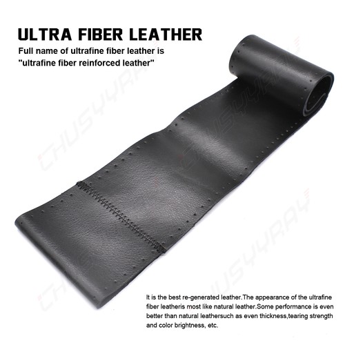 14.5‘’-15" Steering Wheel Cover Leather For Honda Civic / Accord / CR-V - Image 4