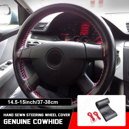 14.5‘’-15" Steering Wheel Cover Leather For Honda Civic / Accord / CR-V - Image 11