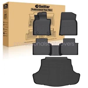 TPE Floor Mats Liners & Trunk Cargo Liner Set For 2018-2024 Toyota Camry FWD New