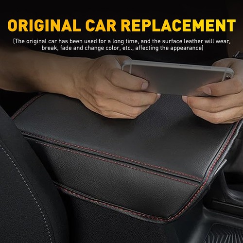 Leather Center Console Armrest Lid Cover Replacement For 2017-2022 Honda CR-V - Image 8