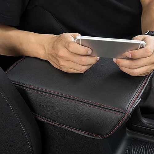 Leather Center Console Armrest Lid Cover Replacement For 2017-2022 Honda CR-V - Image 10