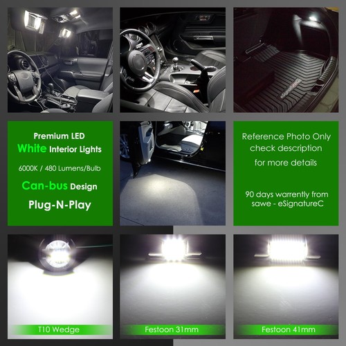20x White Canbus Interior LED Light Bulb Package For 2004-2009 Lexus RX330 RX350 - Image 3