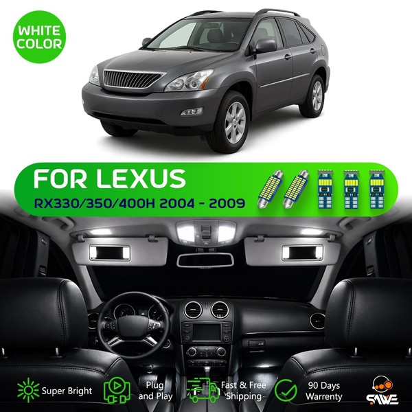 20x White Canbus Interior LED Light Bulb Package For 2004-2009 Lexus RX330 RX350