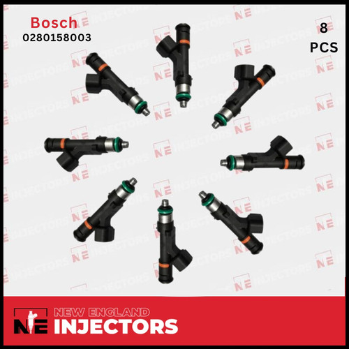 Reman OEM Bosch Fuel Injector Set of 8 0280158003 04 Ford F-150 Lariat 5.4L V8 - Image 2