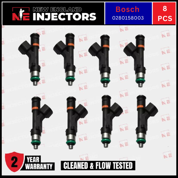 Reman OEM Bosch Fuel Injector Set of 8 0280158003 04 Ford F-150 Lariat 5.4L V8