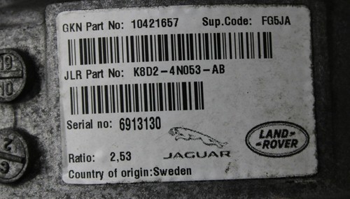 2020 - 2025 LAND ROVER DISCOVERY SPORT AWD REAR DIFFERENTIAL AXLE CARRIER OEM - Image 10