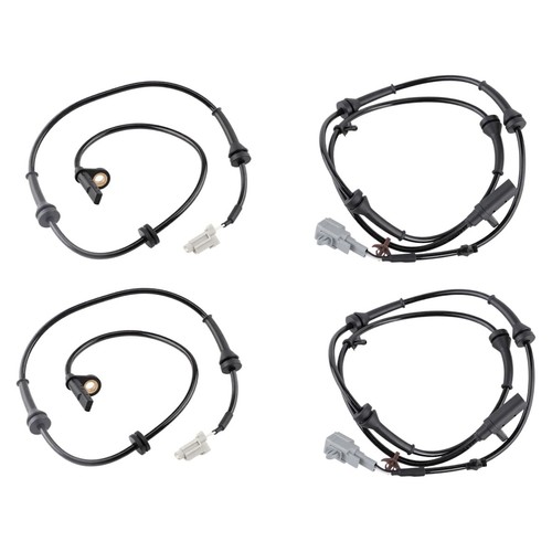 Set of 4 ABS Speed Sensors Front & Rear Driver Passenger Side Left Right - Image 2