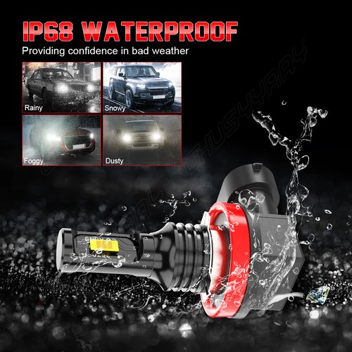 For Toyota Prius 2010-2012 2013 2014 2015 LED Headlights H11 Low Beam Bulbs Kit - Image 4