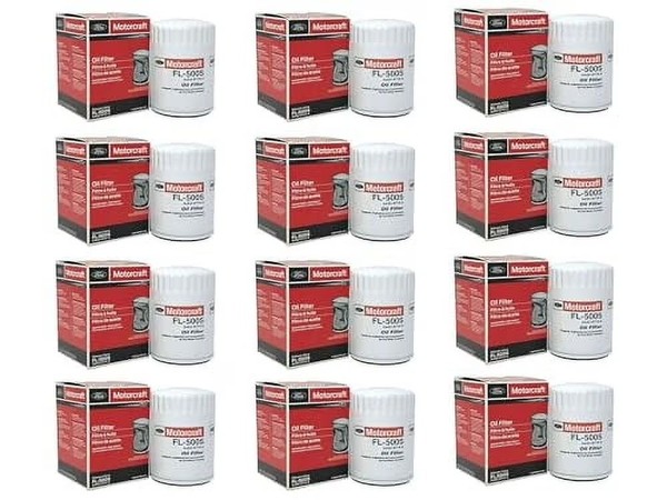 12 Pack Motorcraft FL500SB12 Oil Filter for Ford F-150 3.5L/5.0L/5.2L 2015-2020