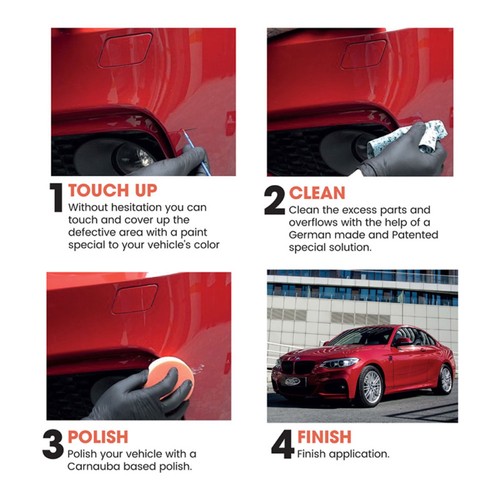 Chevrolet Silverado Touch Up Paint – Black WA8555 Scratch Repair Kit - Image 3