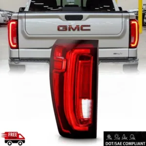 LED Taillight Left Driver Side for 2019-2023 GMC Sierra 1500 2500HD 3500HD Lamp