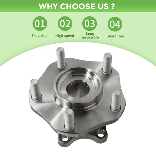 Front Wheel Hub Bearings Pair For Nissan Rogue 2014-2018 for Rogue Sport - Image 6