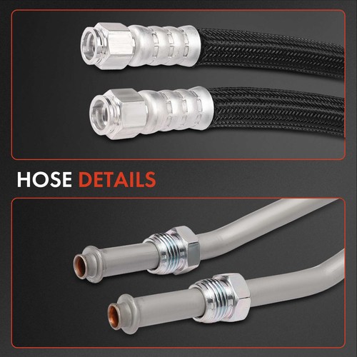 2x Inlet and Outlet(Upper) & Lower Transmission Oil Cooler Line for Jeep Liberty - Image 7