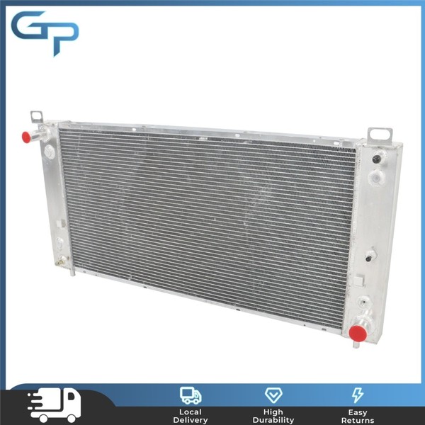 34'' 3 Row Radiator For Chevy Silverado 1500 2500 Suburban 4.8L 5.3L 6.0L CU2370